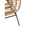 Montrose Natural Rattan Flared Back Chair