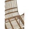 Montrose Natural Rattan With Black Metal Armchair Chair