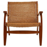 Montrose Woven Chair In Brown Natural Rattan