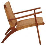 Montrose Woven Chair In Brown Natural Rattan