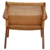 Montrose Woven Chair In Brown Natural Rattan