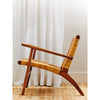 Montrose Woven Chair In Brown Natural Rattan
