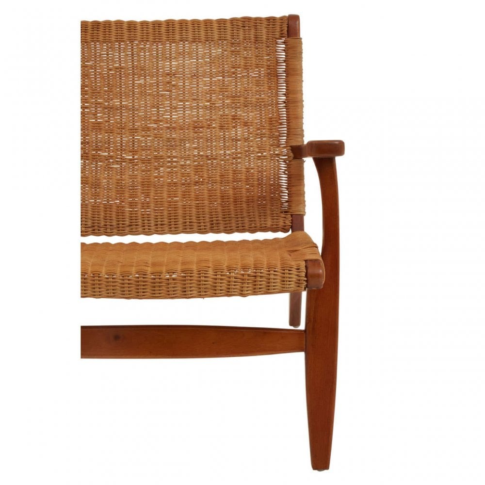 Montrose Woven Chair In Brown Natural Rattan