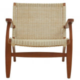 Montrose Woven Chair In Natural Rattan