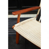 Montrose Woven Chair In Natural Rattan