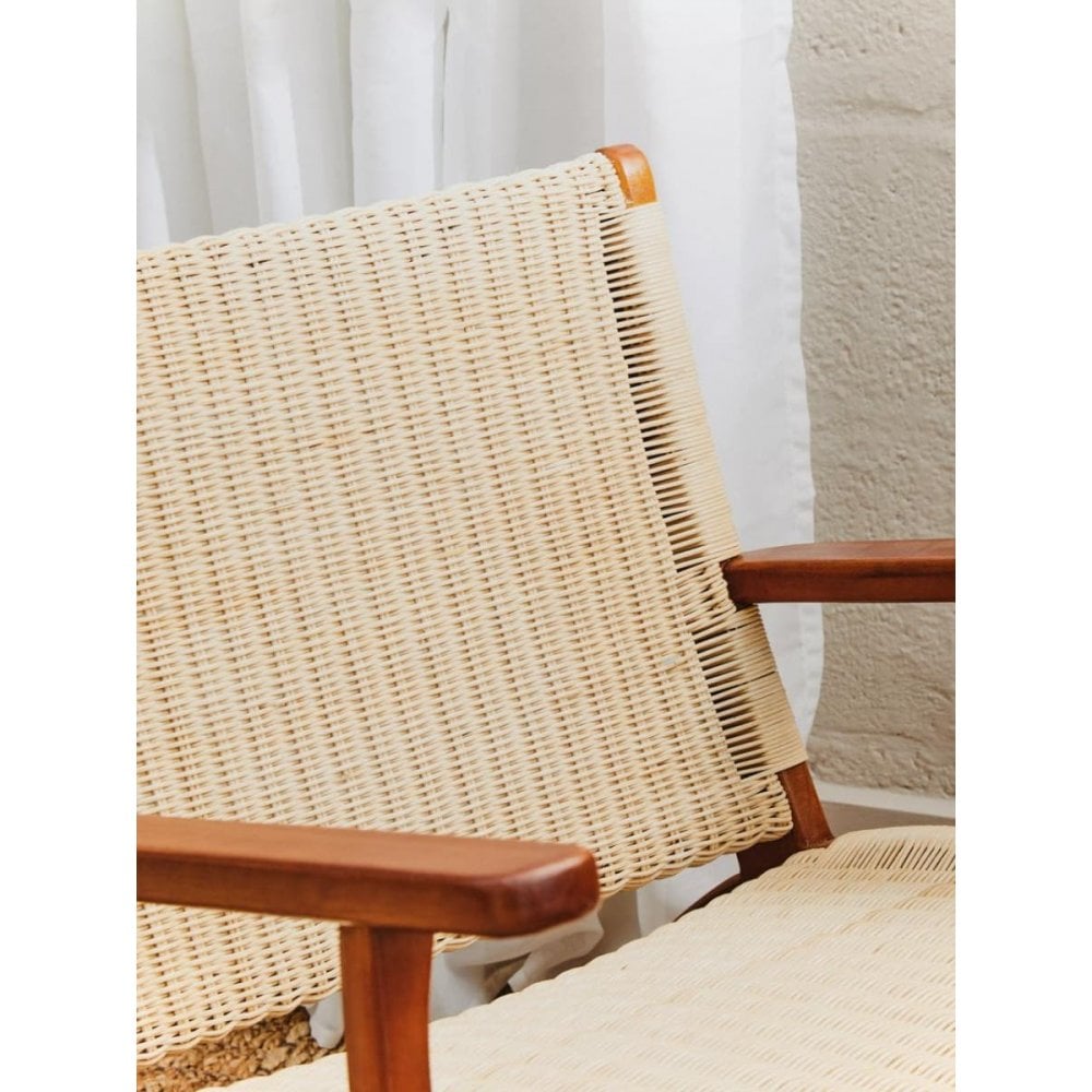 Montrose Woven Chair In Natural Rattan