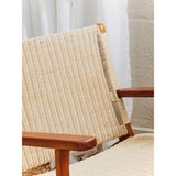 Montrose Woven Chair In Natural Rattan