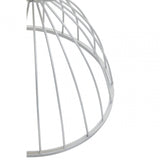 Giselle Hourglass Mirrored Top Silver Frame Side Table