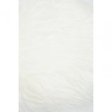 Giselle Silver Bow Faux Fur Chair