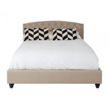 Serena Beige Kingsize Bed