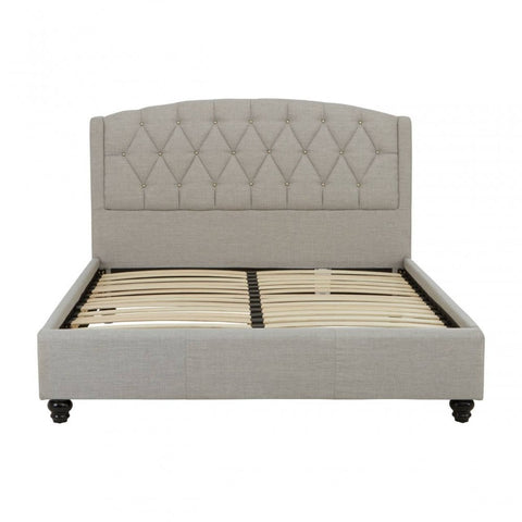 Serena Light Grey Double Bed