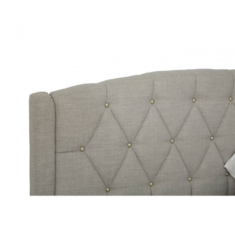 Serena Light Grey Double Bed
