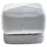 Livia Grey Velvet Stool