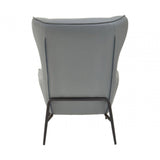 Selene Grey Armchair And Footstool