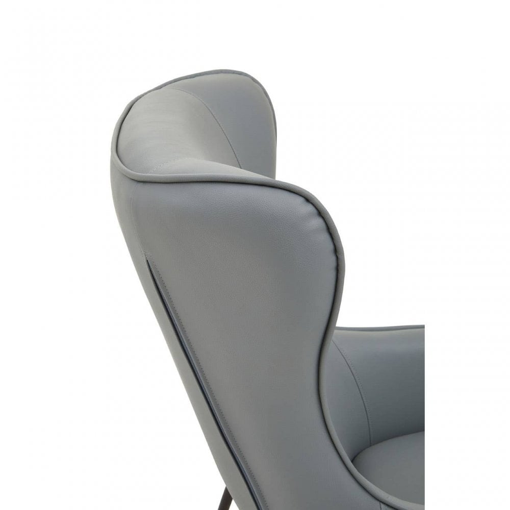 Selene Grey Armchair And Footstool