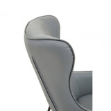 Selene Grey Armchair And Footstool