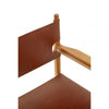 Alden Antique Brown Leather Chair