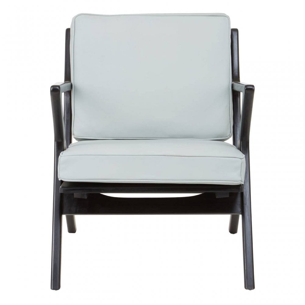 Alden Grey Cow Leather Chair
