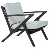 Alden Grey Cow Leather Chair