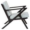 Alden Grey Cow Leather Chair