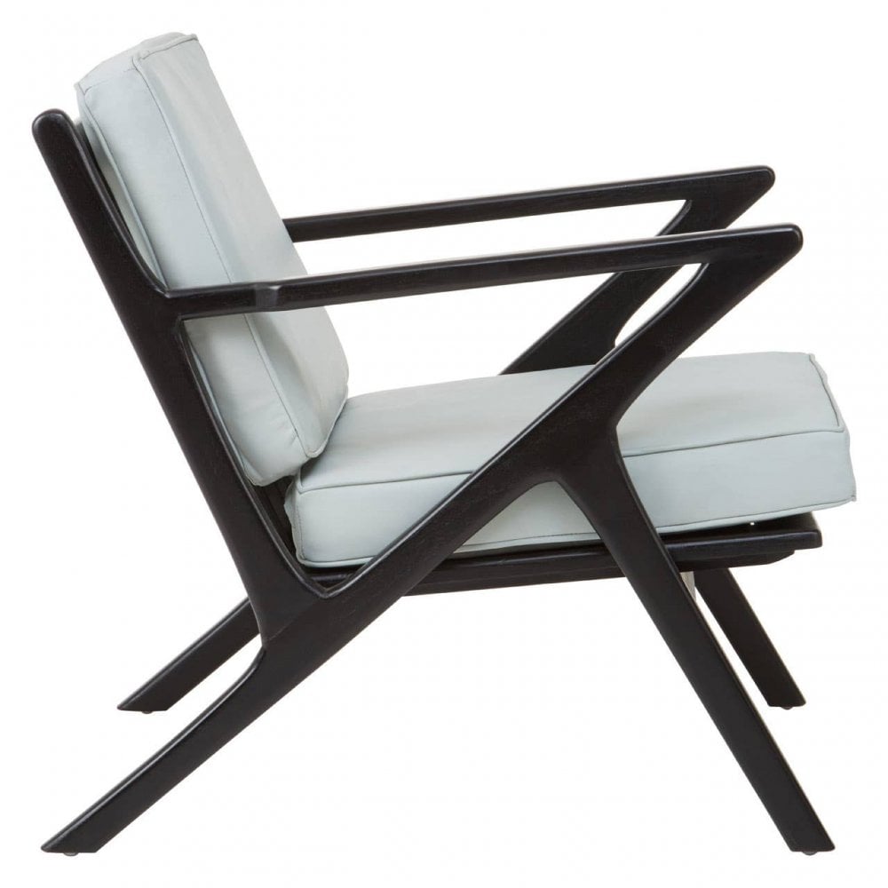 Alden Grey Cow Leather Chair