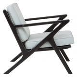 Alden Grey Cow Leather Chair
