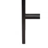 Alden Grey Leather Bar Stool