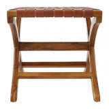 Alden Leather Stool