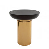 Lancaster Townhouse Black And Gold Side Table