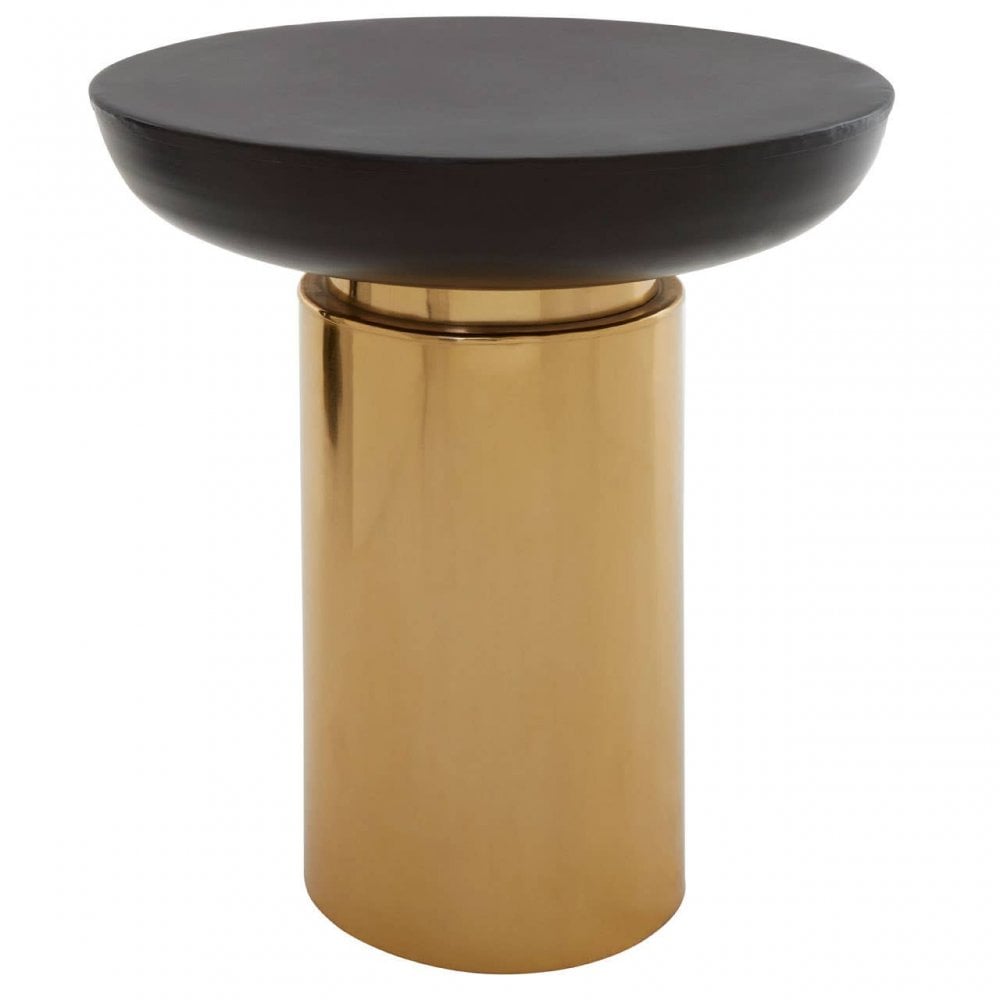 Lancaster Townhouse Black And Gold Side Table