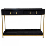 Lancaster Townhouse Hair On Hide Console Table