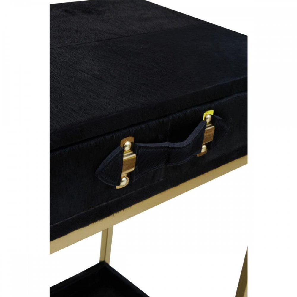 Lancaster Townhouse Hair On Hide Console Table