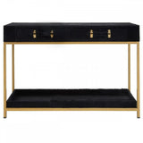 Lancaster Townhouse Hair On Hide Console Table