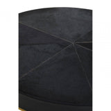Lancaster Townhouse Hair On Hide Round Side Table