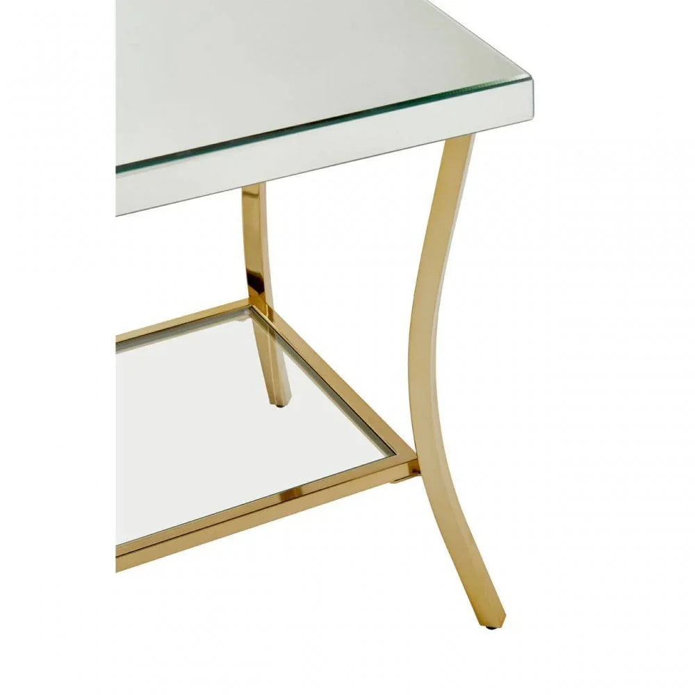 Lancaster Townhouse Silver Mirror Side Table