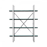 Orion Black Four Tier Shelf Unit