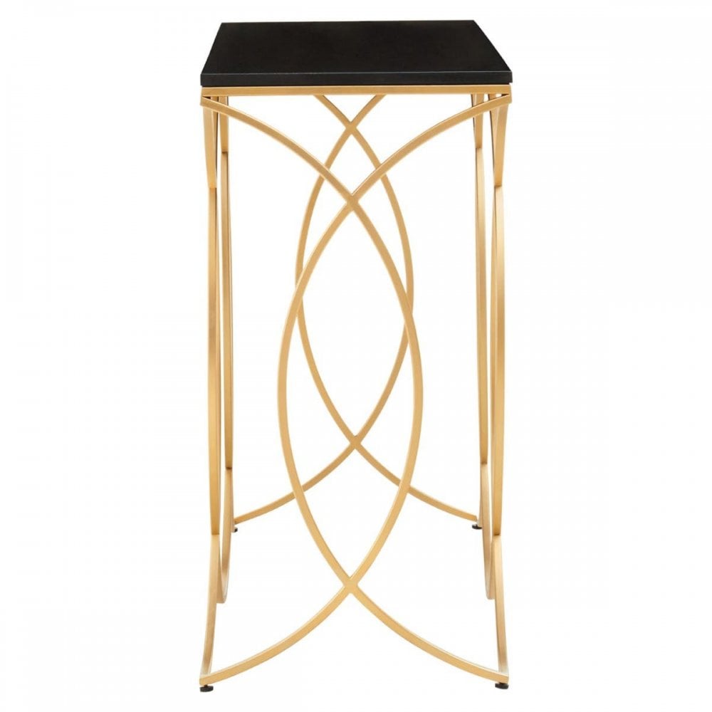 Roxa Black Console Table