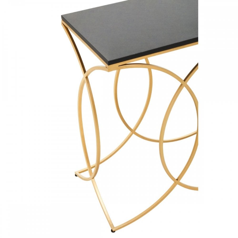 Roxa Black Console Table