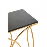 Roxa Black Console Table