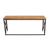 Beckford Coffee Table With Black Iron Frame