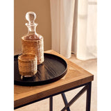 Beckford Coffee Table With Black Iron Frame