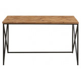 Beckford Console With Natural Parquet Top