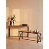 Beckford Console With Natural Parquet Top