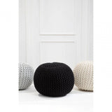 Brayden Knit Pouffe