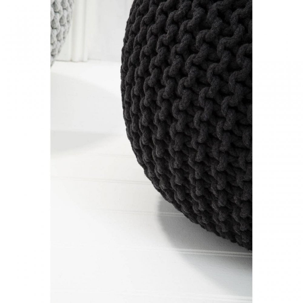 Brayden Knit Pouffe