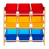 Brayden Storage 3 Tier Pine Frame Storage Unit