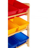 Brayden Storage 3 Tier Pine Frame Storage Unit