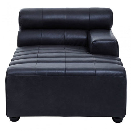 Hudson Left Arm Leather Chaise
