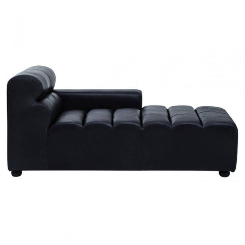 Hudson Left Arm Leather Chaise