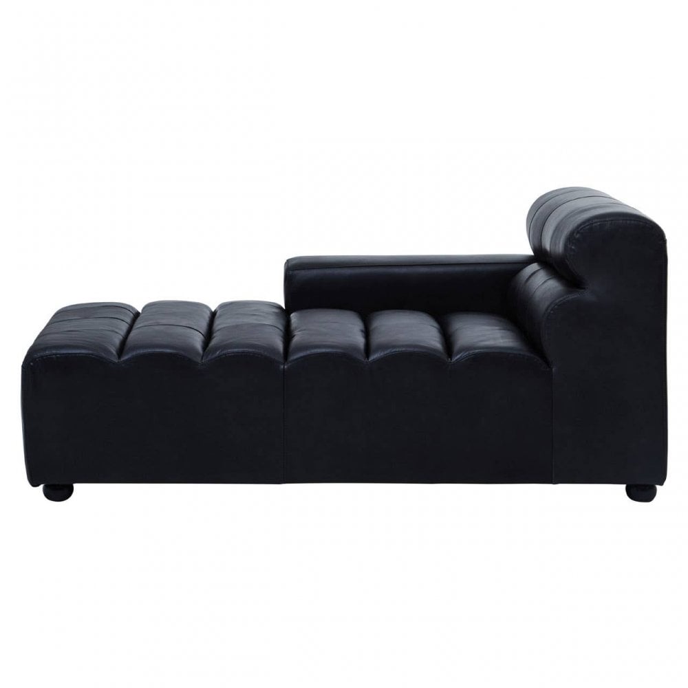 Hudson Right Arm Leather Chaise Sofa